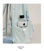 Girls' Versatile Shoulder Bag: Cute Embroidered Bow Backpack for Students and Travel