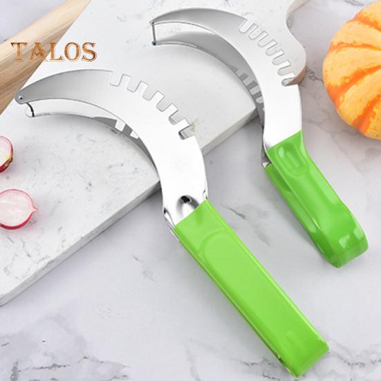 

Слайсер для арбузов пищевой марки 304 из нержавеющей стали Противоскользящая пластиковая ручка Безопасная быстро режущая фруктовая дыня Режущий инструмент для нарезки Кухонные гаджеты
