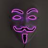 Led Light Mask V Party Cosplay Masque Mask Anonymous Guy Fawkes Mask Adult Fancy