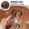 Applicable to iPhone11promax borderless electroplating mobile phone case transparent Apple 11 with lens film ultra-thin PC case