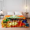 Yu Yu Hakusho Anime Characters Action Scene Flannel Blanket for Bedroom, Living Room, Sofa, and Nap Sofas