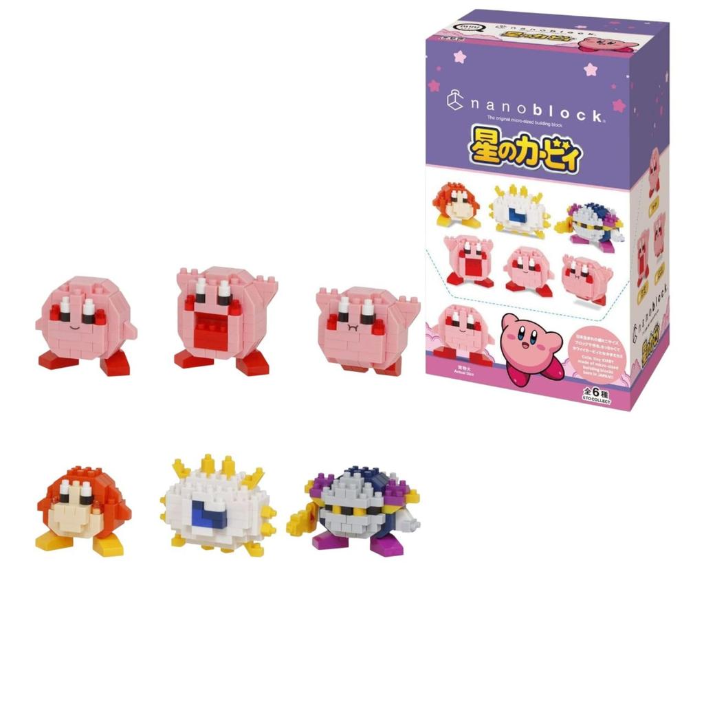 Kawada Nano Block Mini Nano Kirby of the Stars BOX Product 1BOX 6 6 Types In Total (BOX) NBMC_29S = Pieces,