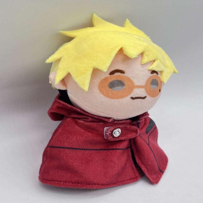 20Cm Anime Trigun Exhibition Around Vash The Stampede Plush Doll Cute Handsome Anime Peripheral Stuffed Toys Kids Hoiliday Gifts
