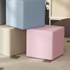 Soft Building Blocks, 12 Cubes of 20 x 20 x 20 cm, Easy-Care, Child-Safe, for 1-3 Years, Faux Leather