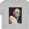 Palace Ss22 X Elton John Collaboration Character Print Crew Neck Short Sleeve T-Shirt Unisex T-Shirt Gray P21TS297