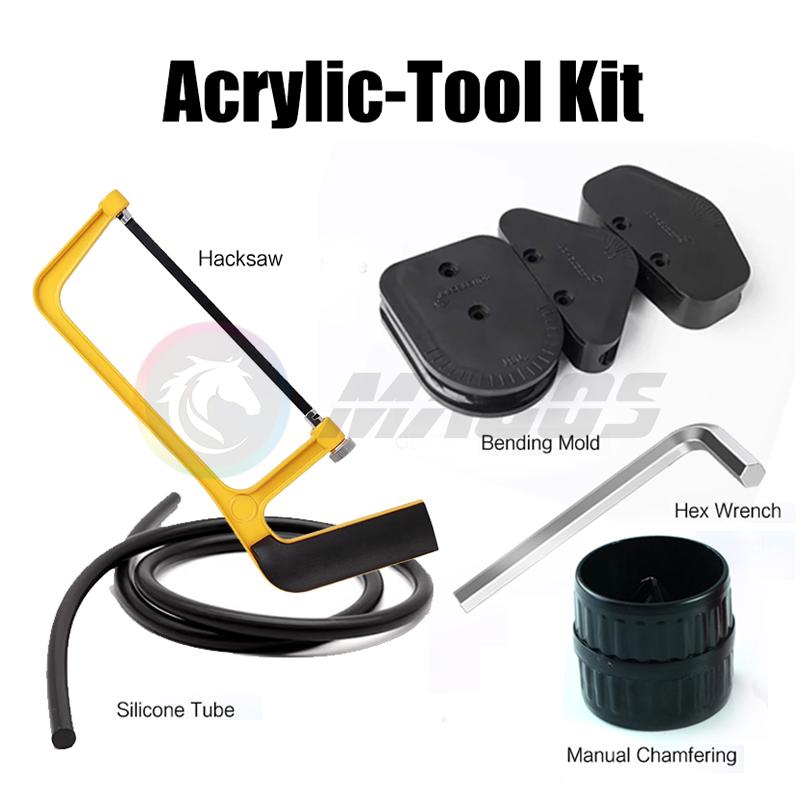 Computer Water Cooling Cutting Tool Kit Bender For Acrylic / PETG Hard Pipe Tubing Outer Diameter 12mm 14mm 16mm Optional OD14mm