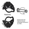 Motorcycle Throttle Lock Cruise Control Throttle Assist Stainless Steel Throttle Clamp for Most