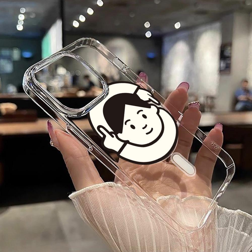 Magnetic Phone Case for iPhone 12 14 16 17 Pro 17 16 15 14 13 12 Pro Max  12 13 14 15  16 High Quality Shockproof Shell Full Protection Cute Style