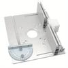 Multifunctional Aluminium Router Table Insert Plate Woodworking Electric Wood Router Flip Plate for Working Benches Router Plate