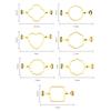 2/1pcs Wax Seal Stamp Molds Fixer Love Round Flower Shape DIY Tools Invitation Greeting Card Wedding Seals for 2.5cm Seal Stamp