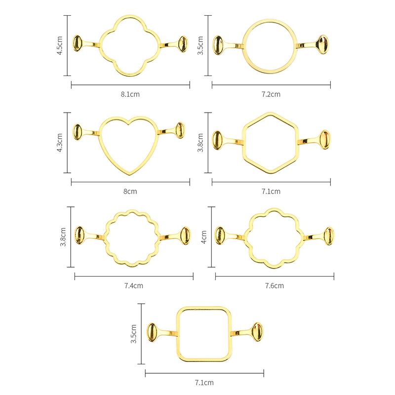 2/1pcs Wax Seal Stamp Molds Fixer Love Round Flower Shape DIY Tools Invitation Greeting Card Wedding Seals for 2.5cm Seal Stamp