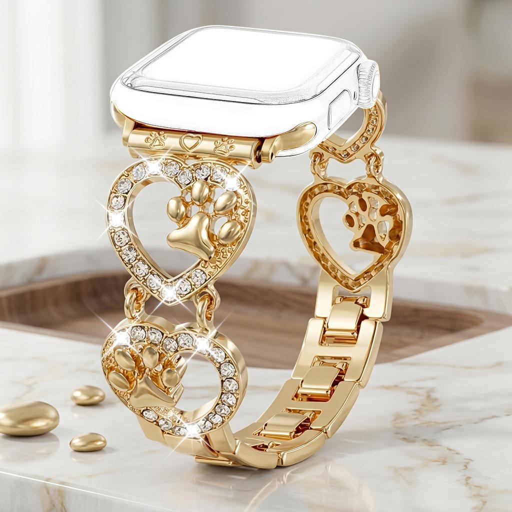 Braccialetto Smartwatch in Metallo di Lusso per Apple Watch (38-49 mm) & Samsung/Huawei (20 millimetri)