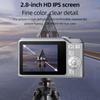 1080P Dijital Kamera 56MP Taşınabilir Dijital Video Kamera 2.8 İnç IPS Ekran 8X Zoom Manuel Odaklama