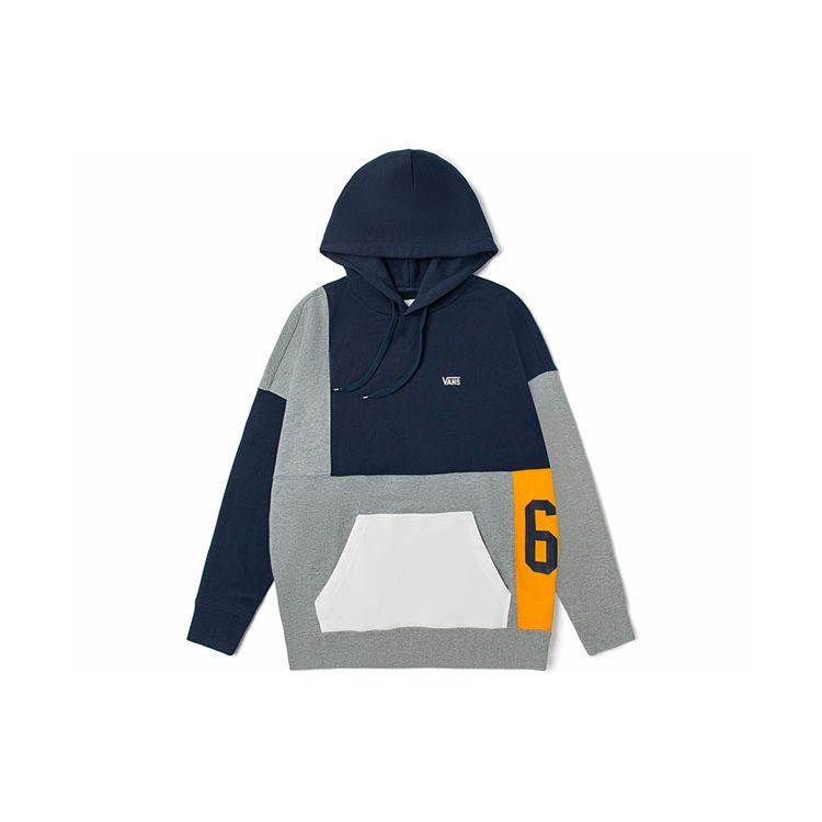 

Vans Нашивка с логотипом, цветные блоки, толстовки унисекс, серые VN0A54L24OU S