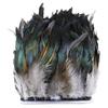 25-30Cm Black Purple Swimming Cloth Edge Clothing Accessories Pendant Handicrafts Diy Material Pheasant Hair Cloth Belt