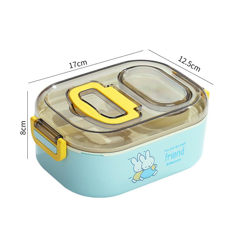 ZISIZ Divided Water Heating Stainless Steel Lunch Box