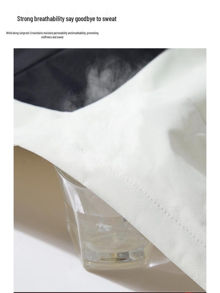 Men's 3-in-1 Windproof Waterproof Mountain Hiking Jacket with Fleece Liner