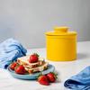 Ceramic French Butter Crock with Lid Butter Storage Container Kitchen Gadgets Butter Keeper  Cheese
