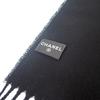 Chanel Scarf Black Wool/cashmere Women