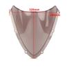Motorcycle GSXR750 K8 Wind Deflector For Suzuki GSXR600 2008 2009 2010 Double Bubble Windshield Deflector Protector Wind Screen