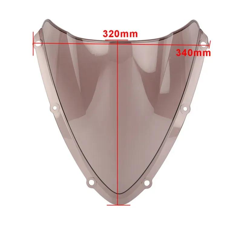 Motorcycle GSXR750 K8 Wind Deflector For Suzuki GSXR600 2008 2009 2010 Double Bubble Windshield Deflector Protector Wind Screen