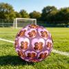1pc Dachshunds Love Heart Theme Soccer Ball Football, Size 5, Lightweight PVC, Outdoor Training Soccer Ball,Gift J61424