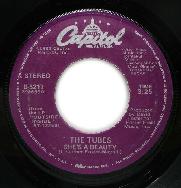 

7inch Record TUBES - She s A Beauty B5217 CAPITOL 1983 US Rock Used