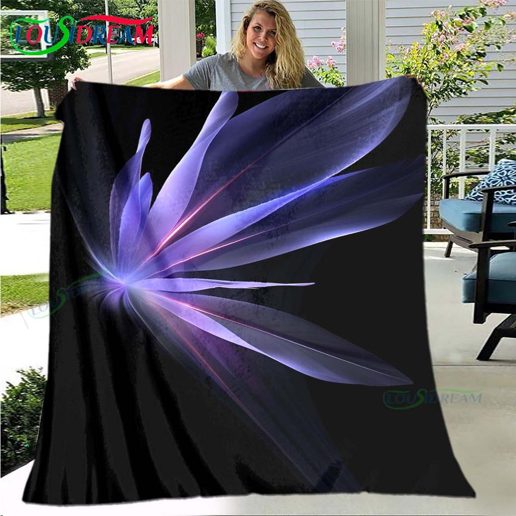 Fashion 3D Popular Mobile Wallpaper Four Seasons Blanket Sofa Cover Travel Bed Plush Blanket Travel Office Break Blanket Gift