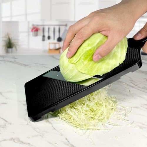 RCOAIMT Cabbage Slicer, Julienne Slicer, Fixed Thickness Vegetable Slicer ? Ultra-Thin Cabbage Shredder for Salads, Jicama, Tacos, Onions, and Potato
