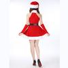 Women Deluxe Mrs Santa Claus Christmas Fancy Dress Costume With Fluffy Trim For Festive Parties
