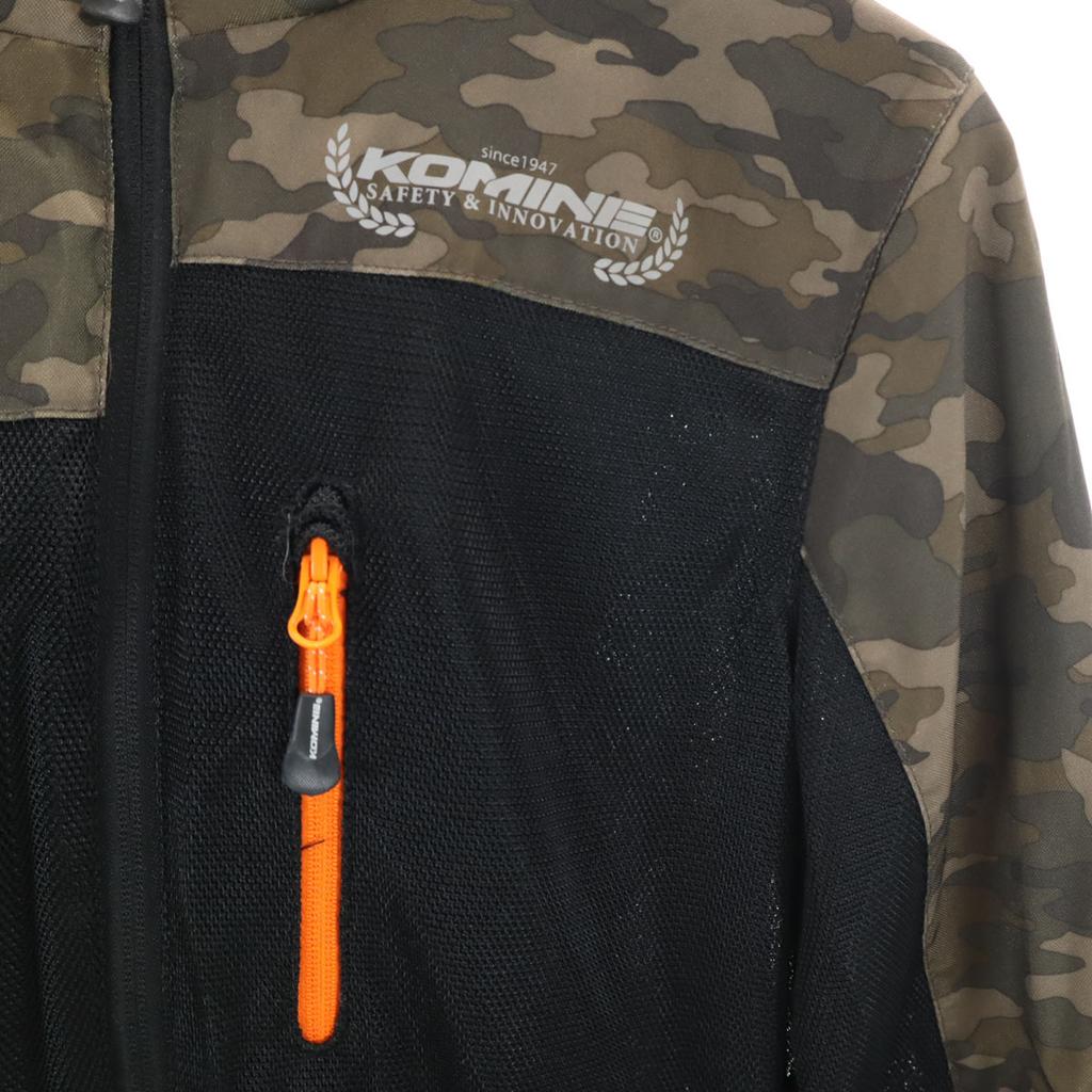 KOMINE Camouflage Pattern bike Protector Mesh Jacket WL 07-114 Camouflage Women Used