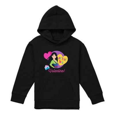 Childrens/Kids Be True To You Heather Valentine`s Day Hoodie