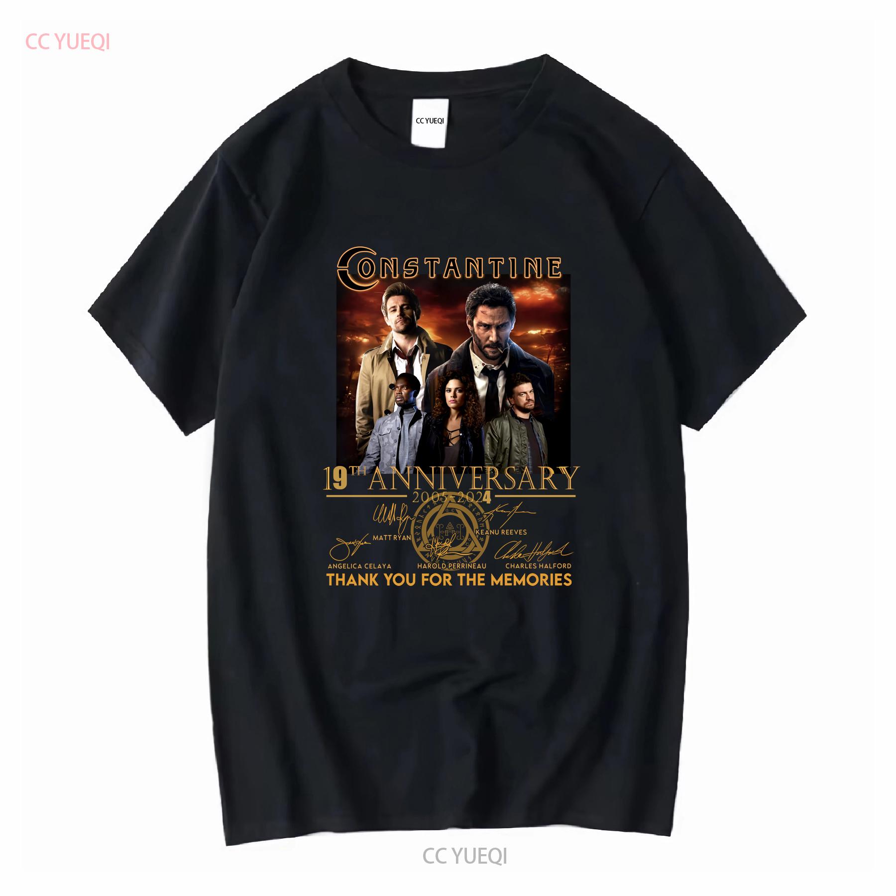 

Constantine 19th Anniversary 2005 2024 Memories T Shirt Size S M L 234XL IK1289 long or short sleeves vintage Washed fashion 4XL