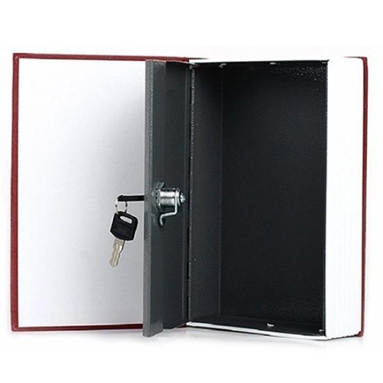 Home Security Dictionary Book Cash Jewelry Valuables Safe Storage Key Lock Box