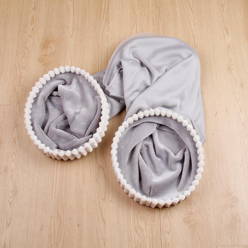 Pat atractiv pentru tunel pentru pisici, cu tub de pernă, Jucării pentru pisici pliabile, ușor de curățat, moale, detașabil, jucărie pentru tunel pentru pisoi.