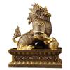 Pure Brass Male And Female Pair Ornaments Wealth Gathering Fortune Kirin Living Room Entrance Home Office Desk Decorations