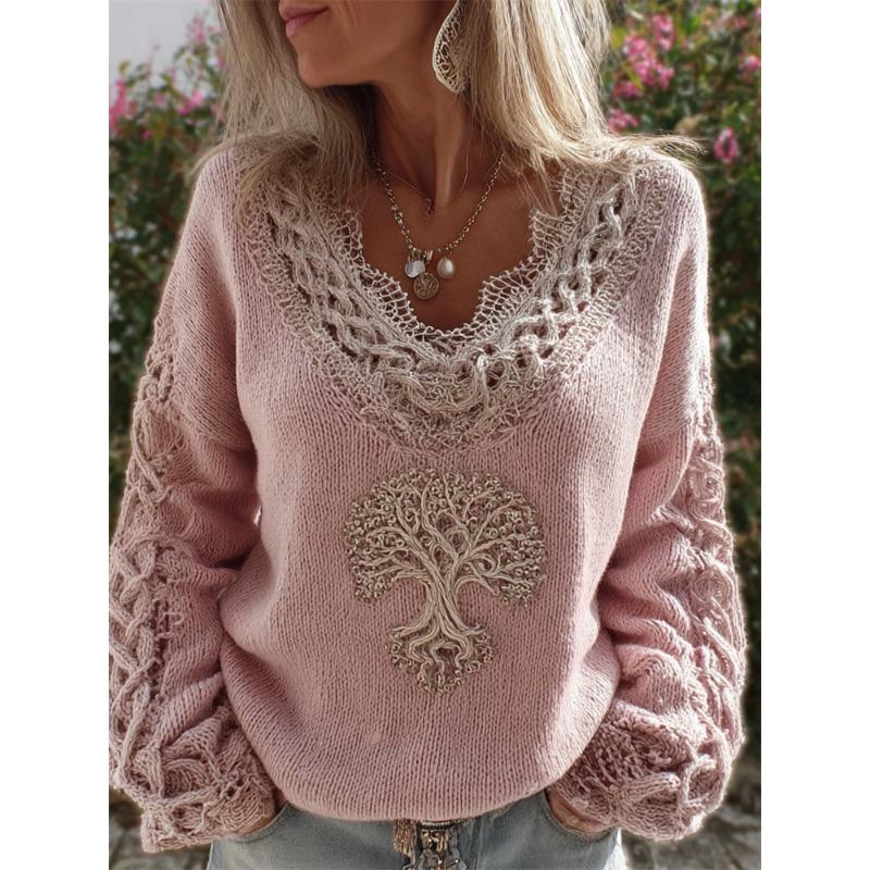 Damen S Lockerer Fauler Pullover für Herbst Winter