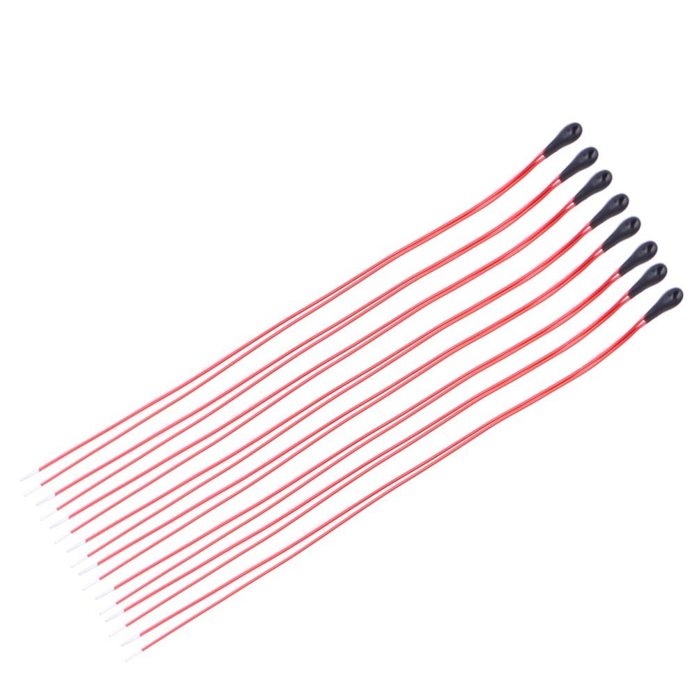 10PCS 5K/10K Temperature Sensor 60mm NTC Thermistor Thermistor Resistors  DIY Electronics
