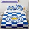 City Football Club Printed Pattern Duvet Cover Set – includes 1 duvet cover and 2 matching pillowcases Bedroom decor Christmas gifts