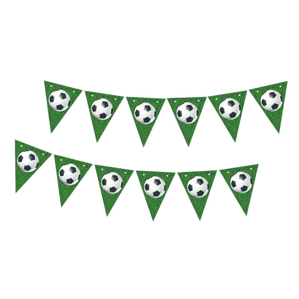 World Cup Kids' Party Supplies Set: Pull Flags, Paper Cups, Plates