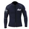 Diving Wetsuit 5mm Thick Neoprene Separate Suit With Fleece Lining Warmth Surfing Snorkeling Water Sports