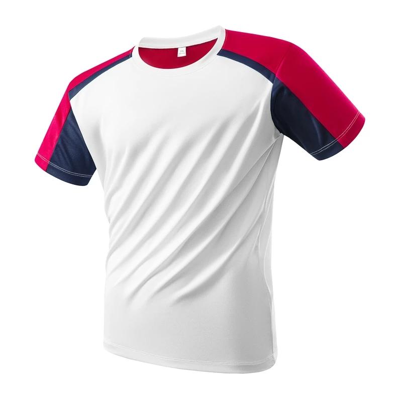 Running Moisture Wicking Round Neck T-Shirt Training Exercise Gym