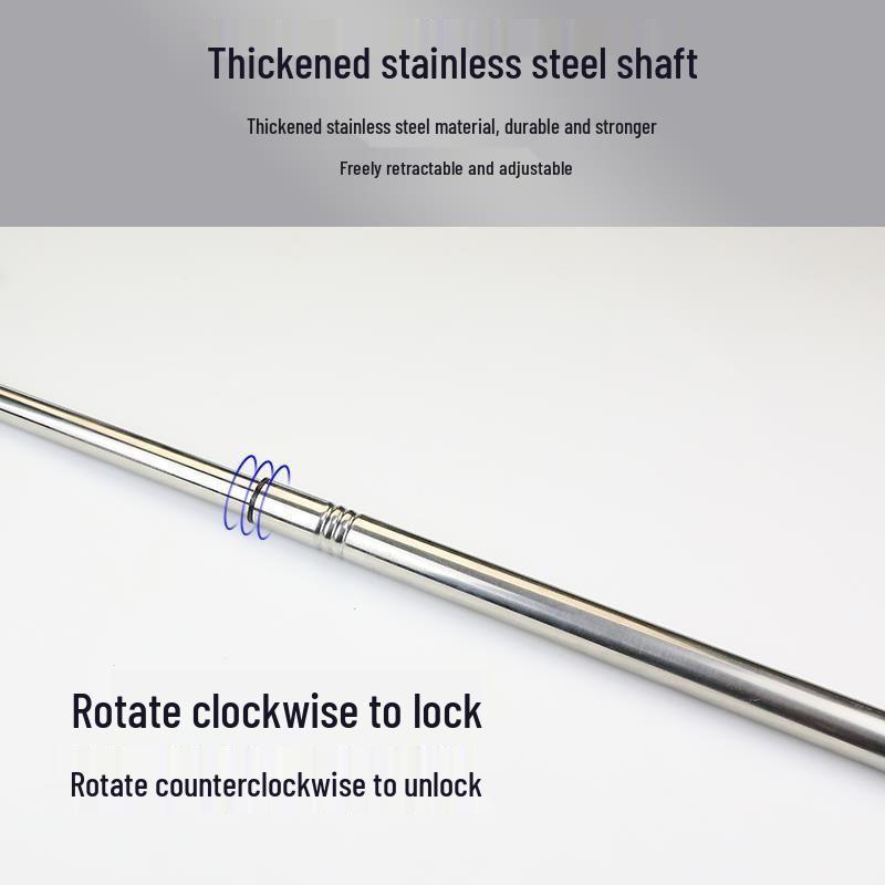 Telescopic Stainless Steel Fishing Net with Soft Mesh and Long Handle - Large Size, Safe for Fish, Ideal for Children.