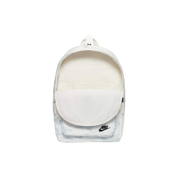 Nike Heritage Eugene Series Casual Sports Logo Backpack Unisex Backpack White Gray DQ5931-133