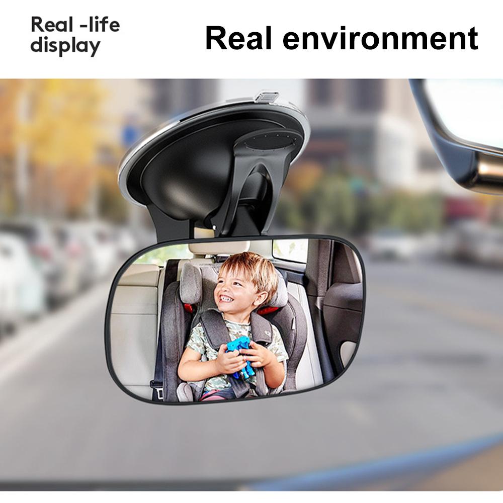 Araç Dikiz Aynası Geniş Görüş Güvenlik Aynası Araç Dikiz Aynası İç Dikiz Aynası 360° Döner Ayarlanabilir Vantuz