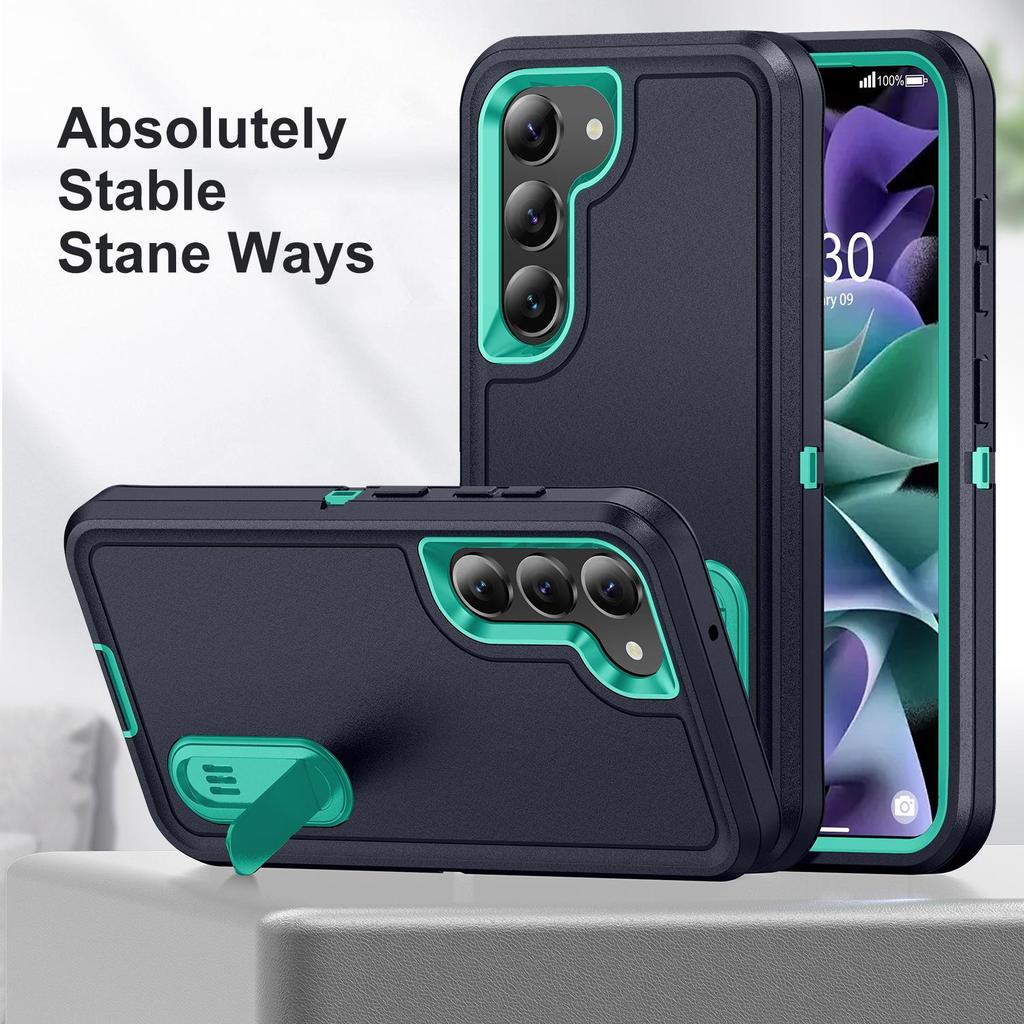 Samsung S26 Ultra/S24 Ultra Shockproof Case with A56 Stand - Triple Protection, Cross-Border Compatible