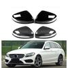 Car Rearview Side Mirror Cover Fit For Mercedes-Benz E GLC S C Class W205 W213 X253 W222 W238 Wing Cap Rear View Case Trim LHD