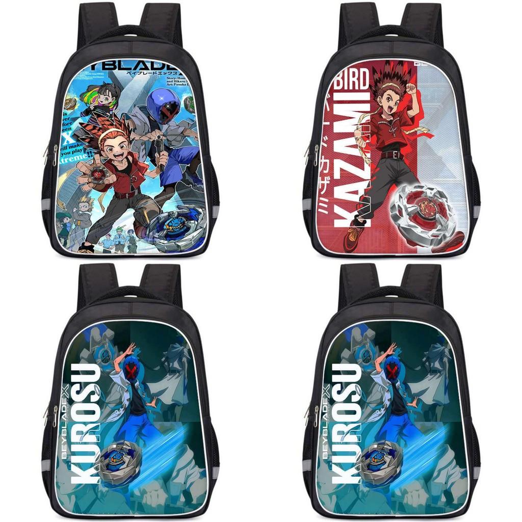 Beyblade X Large Capacity Backpack Lightweight Oxford Bag For School Essentials