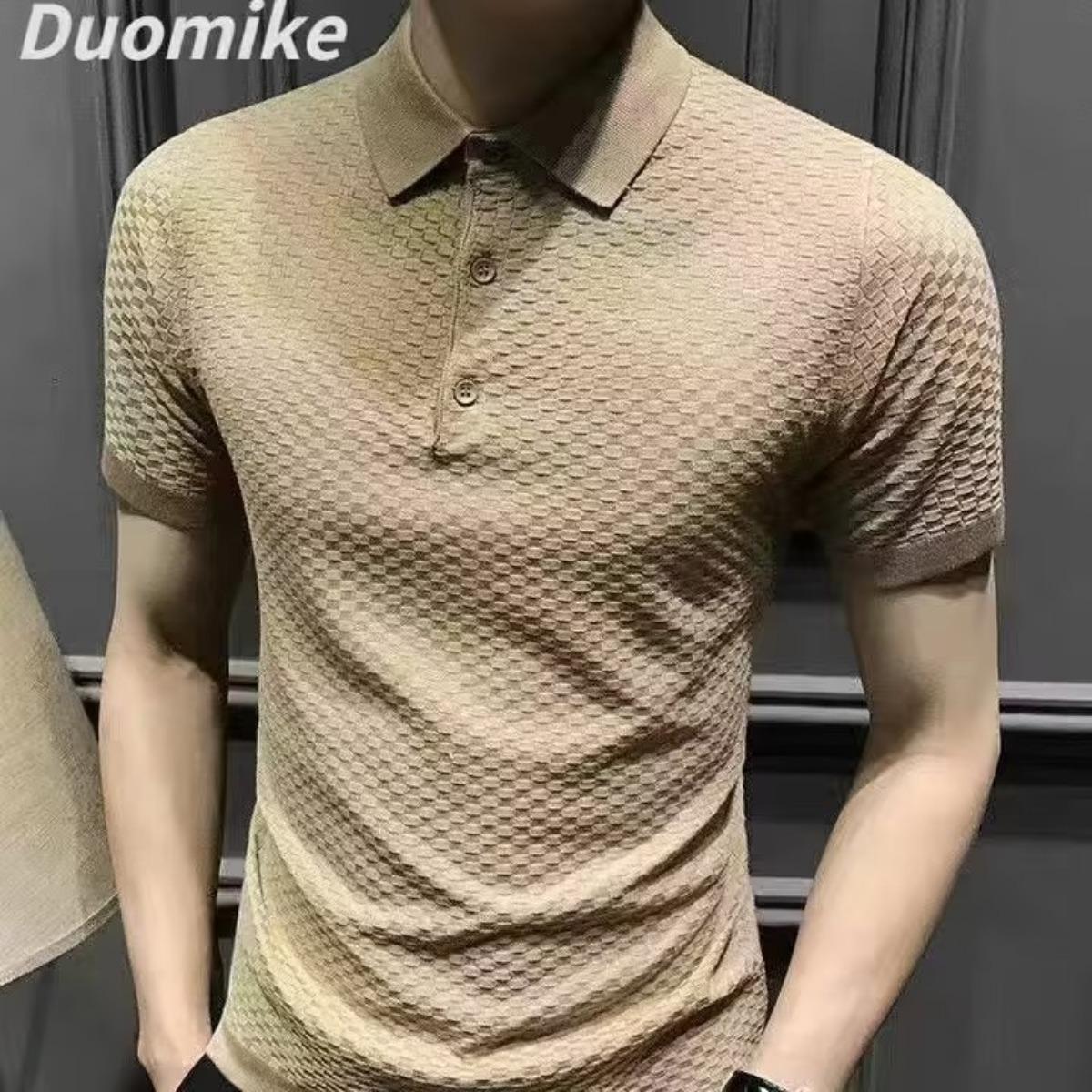 

Мужская рубашка Slim-Fit - короткий рукав, трикотажная вискозная ткань, однотонная, повседневный стиль на все сезоны, повседневная рубашка | Современная рубашка | Трикотаж XL