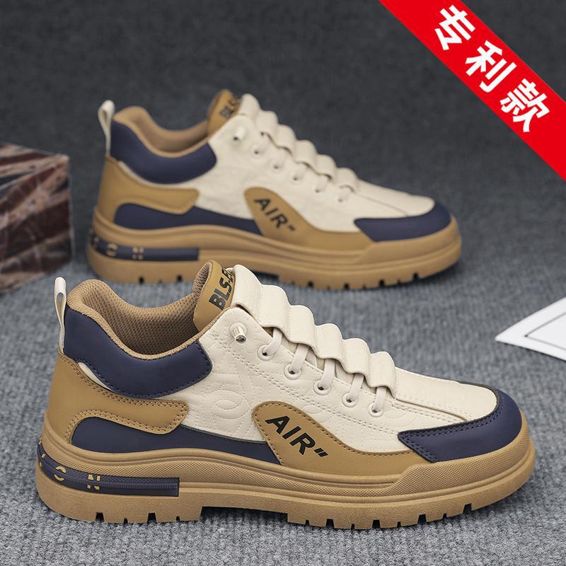 New Platform Tooling Shoes Casual Sports Shoes New Fashion Versatile Trendy Shoes Mid-help Outdoor Hiking Shoes Men's Shoes